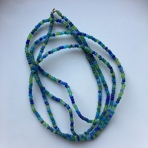 Colors of the Sea Beaded Necklace